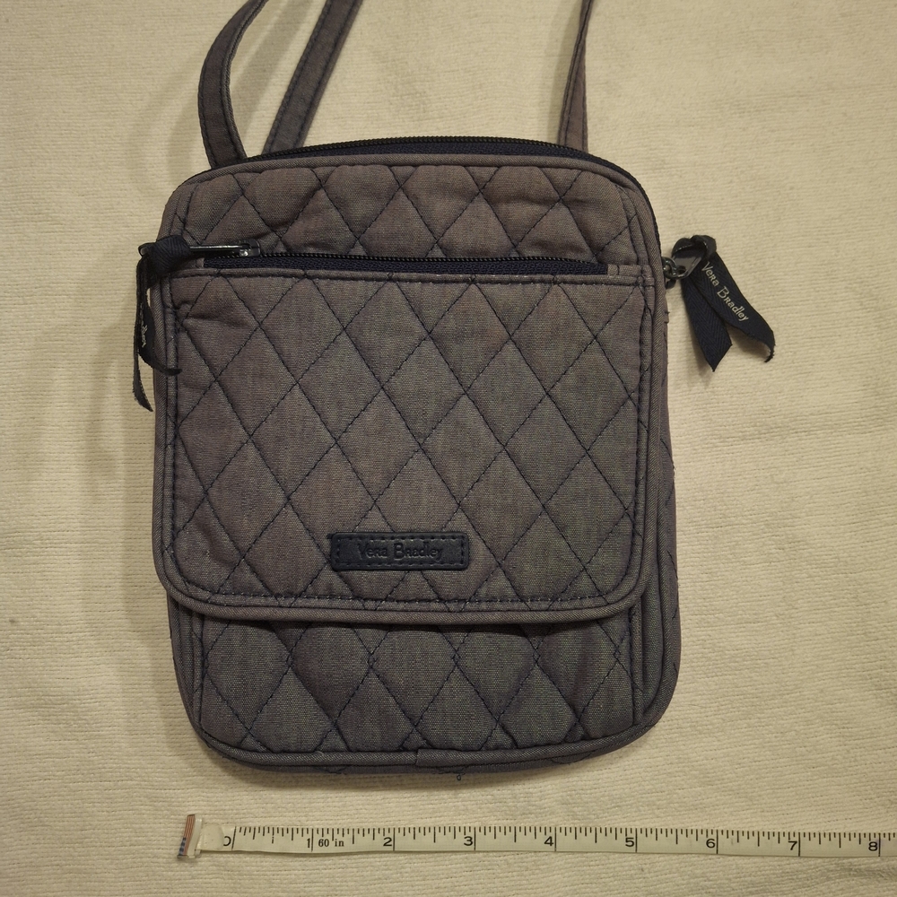 Vera Bradley Quilted Crossbody Bag - Black